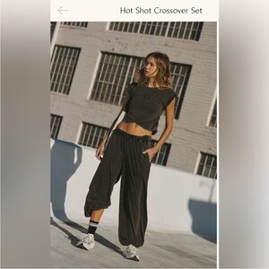 Euc Free People Movement Hot Shot Crossover Set